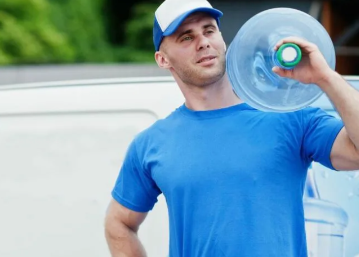 Purified water bottles